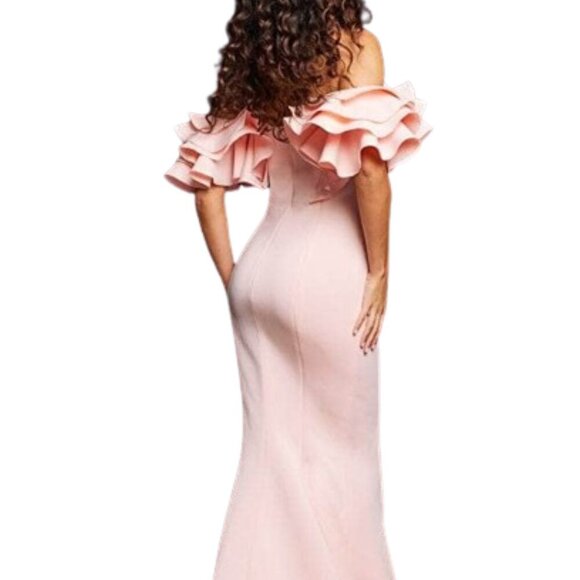 NWT Jovani 24280SC Scuba Cocktail Dress Lilac size 0 - Picture 2 of 7